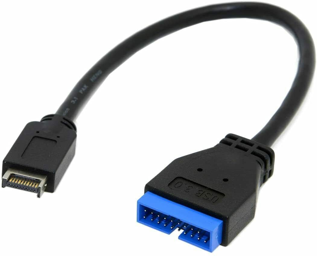 LeHang USB 3.1 Front Panel Header to USB 3.0 20Pin Header Extension Cable 20CM