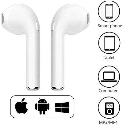 iXport™ Wireless Earphone Bluetooth Earpods Sports Headphone Earphone AirPods for iPhone/Android with Charging Case (White)