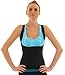 SISYAMA Compression Shapewear Weight Loss Neoprene Sauna Tank Top Vest (2XL w/Buckle)