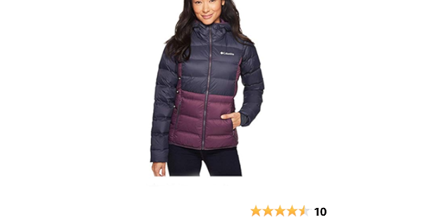 columbia sunrise peak down hooded jacket