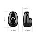 Bluetooth Headset, Wireless Invisible Mini Bluetooth Earpiece Earbud Earphone with Microphone Support Hands-free Calling for Iphone Samsung Galaxy LG and Most Smartphone (black)