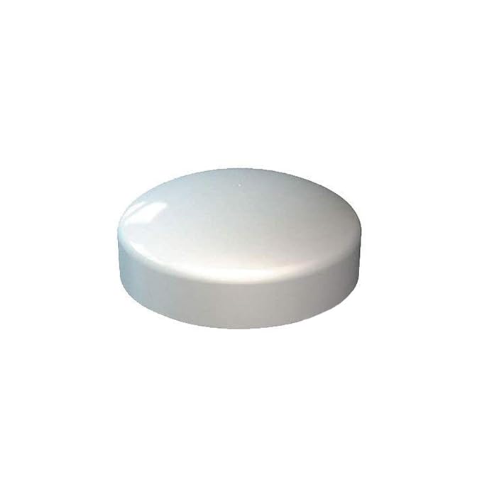 White Plastidome 2 Piece Plastic Screw Cover 10 Pack Amazon.co.uk