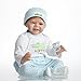 SanyDoll Reborn Baby Doll Vinyl 22inch 55cm Lovely Lifelike Cute Baby Birthday
