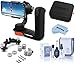 Freefly Movi Cinema Robot Handheld 3 Axis Gimbal Stabilizer for iPhones and Smartphones + Freefly Movi Adjustable Counterweight + ProOptic Cleaning Kit + Microfiber Cloth
