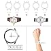 7 Colors for Quick Release Watch Strap, Fullmosa Milanese Magnetic Closure Stainless Steel Watch Band Replacement Strap for 20mm Colorful