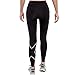 2XU Women's Hyoptik Mid-Rise Thermal Compression Tights, Black/Silver Reflective, Small