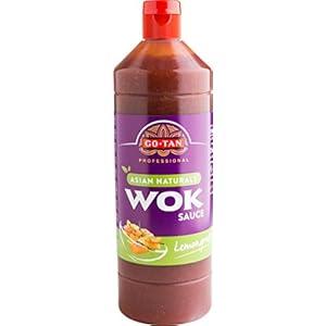 Go-Tan originele Wok citroengras saus, 1 liter, 6 stuks