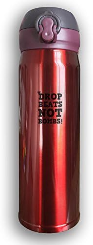 Sport Bottle 2017 Stainless Steel Drop Beats Not Bombs Fasion