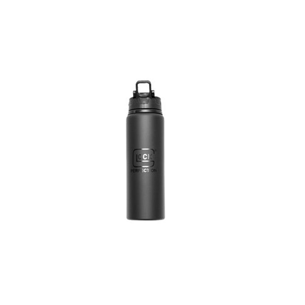 GLOCK Aluminium Sports Bottle, Black