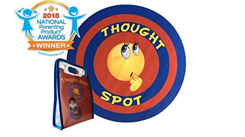 Thought Spot - The Portable Parenting Time Out Mat - 24 Inch Diameter made from recyclable non-toxic materials)