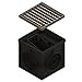 Standartpark 12 x 12 Catch Basin Galvanized Stamped Steel Grate - Partitions - and Debris Basket Package