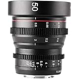 Meike 50mm T2.2 Mini Manual Focus Wide-Angle Cinema Lens for M43 Micro Four Thirds MFT Mount Cameras BMPCC 4K Z CAM E2