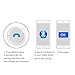 OWIKAR® Mini In-ear Invisible Bluetooth V4.0 Headset Wireless Stereo Bluetooth Earphone Headphones Earbuds Hands-free with Mic for iPhone Samsung HTC Smartphones iPad Tablets (White)