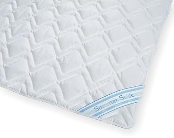 Sommerdecke Bettdecke Wildseide Baumwolle 200x200 Leicht Füllung 60