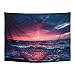 MARTINE MALL Tapestry Wall Tapestry Wall Hanging Tapestries Hawaiian Wave Wall Tapestries, Splendid Sea with Sun Wall Blanket Wall Art for Home Living Room Dorm Decor, 59.1