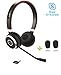 Global Teck Worldwide Jabra Evolve 65 Bluetooth Stereo Wireless Headset - Compatible w/Computers, Macs, and Mobile Devices, Ideal for Voice, Video Apps Like Zoom, Teams, Meet Plus, Cushions Included