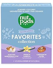 nutpods Favorites Collection, (3-Pack), Toasted Marshmallow, French Vanilla and Cinnamon Swirl, Unsweetened Dairy-Free Creamer, Made from Almonds and Coconuts, Whole30, Gluten Free, Non-GMO, Vegan, Kosher