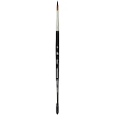 Princeton Elite Synthetic Kolinsky Sable Watercolor Brushes - Round - Size 4