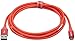 Amazon Basics Double Braided Nylon USB 2.0 Type A to Micro USB Cable, 6 Feet, Red