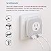 European Travel Plug Adapter,ORSEN European Plug Adapter US to Europe with 2 USB Ports,2 American Outlets- 4 in 1 for Most of Europe,Greece,France,German,Italy, Israel, Spain (Type C)