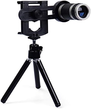 Kingsford Manual Zoom 8X Telescopic Lens Extension for Mobile with Retractable Mini Tripod for Smartphones