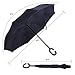 Marino Inverted Umbrella - Reverse Folding Inside Out Upside Down Umbrella - Rain Unbreakable Windproof Umbrella - UV Protection