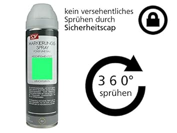 (EUR 9,98/L) SDV Forst Markierungsspray Leuchtgrün Markierungsfarbe Bau Farbe