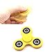 Lalago Fidget Spinner Hands Toy Stress Reducer - 2 Pack Finger Gyro Perfect For ADD, ADHD, Anxiety, and Autism Children Adult (Yellow)