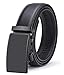 ITIEZY Men's Leather Ratchet Dress Belt with Automatic Buckle Sliding Belt for Men in Gift Box