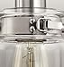 Progress Lighting P300046-009 Calhoun Collection Clear Glass Farmhouse Bath Vanity Light, 2-Light, Brushed Nickel