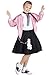 RG Costumes 50's Pink Lady Jacket, Child Medium/Size 8-10