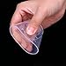 Shappy 15 Pieces 2 OZ Graduated Plastic Cups and 20 Pieces Plastic Applicators/Sticks for Mixing Paint, Stain, Epoxy, Resin