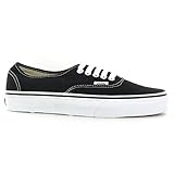 VANS Unisex Authentic Black Canvas VN000EE3BLK Mens 10.5, Womens 12