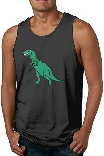 ERS9E T-Rex Mens Sleeveless Tank Top T-Shirt Casual Gym Muscle Summer Vest T-Shirt