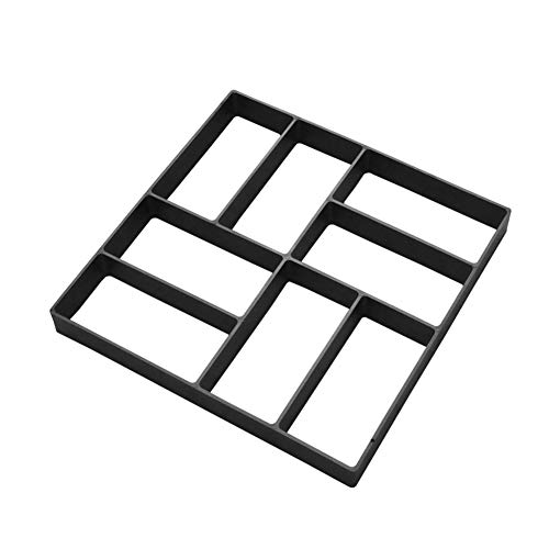 Pavement Mold Garden Walk Pavement Concrete Mould DIY Manually Paving Cement Brick Stone Road Concrete Molds Pathmate Moulds 4 Type 1pc - Thumbnail 5