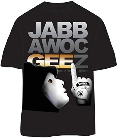 Jabbawockeez JabbawocGeez Dance Photo Real Print Finger Black T-shirt Tee