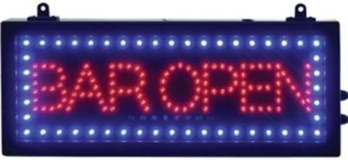 Insegna Luminosa Bar Open Dimensioni 170 H X 410 L X 40 P Mm Pannelli A Led Luminoso Amazon It Casa E Cucina