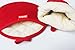 Honla Pot Holders and Oven Mitts Gloves with Silicone Printed,2 Hot Pads and 2 Potholders Set,4 Piece Heat Resistant Kitchen Linens Set for Cooking,Baking,Grilling,Barbecue,Red