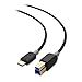 Cable Matters USB C to USB B 3.0 Cable (USB C to USB Type B 3.0, 3.0 USB B to USB C) in Black 3.3 Feet primary
