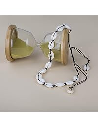 HOZEN Natural Shell Choker Necklace Handmade Adjustable Seashell Beads Beach Cord Necklace Bohemian Boho Hawaiian Jewelry for Women Girls