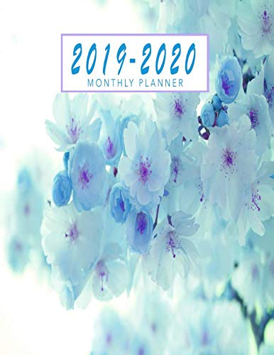 2019-2020 Monthly Planner: Two Year Calendar Planner | January 2019 - December 2020 Monthly Planner Schedule Organizer Agenda Planner Floral by Jazira Printz