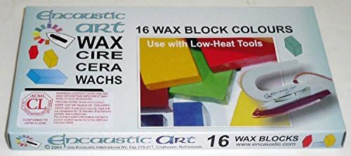 Encaustic Art Wax 16 Wax Block Colors Starter Set Encaustic Wax New in the Box