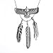 Yumei Jewelry Heavy Sense Antique Silver Goros 19Pcs Eagle Feather and 4 Pcs Feature Charms