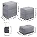 NIUMI Inflatable Travel Foot Rest Pillow | Kids Airplane Bed | 2-Pack Available | Adjustable Height Leg Pillow | Make a Flat Bed for Baby Kids, Toddlers | Great for Airplane, Train, car (Grey-1 Pack)