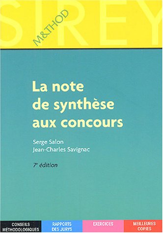 La  note de synthèse aux concours