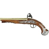DX1228 Denix 1748 English Flintlock Pistol Non-Firing Replica George Washington's Signature Collector's Model