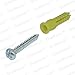 Qualihome Anchor Assortment Kit | Anchors, Molly Bolts, Screws, Toggle Bolts, Wings for Drywall, Hollow Wall, Plaster, Tile | Heavy Duty Masonry Set