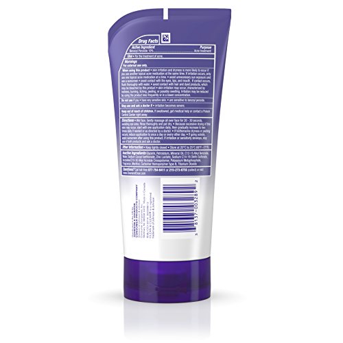 Clean & Clear Continuous Control Acne Facial Cleanser with Benzoyl