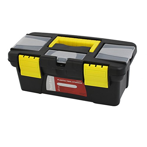 Aexit Hartplastik-Mehrzweck-Zweischichten-Schwarz-Gelb-Werkzeugkoffer (2642d77c90f216438e6fe80f0967c8f3) – Bild 5