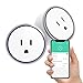 WiFi Smart Plug Mini, Konke WiFi Outlet Socket Compatible with Alexa, Google Home, No Hub Required, Remote Control Your Home Appliances from Anywhere(2 Pack)